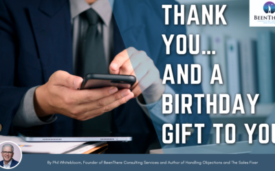 Thank You… And A Birthday Gift To You